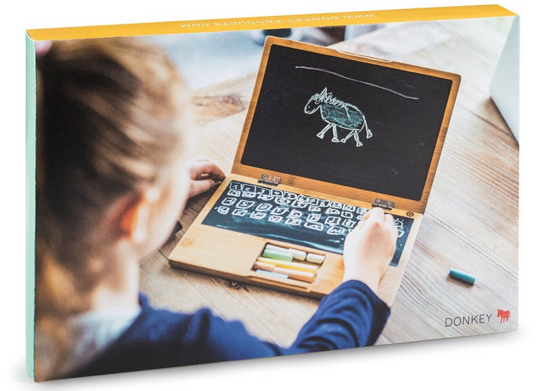 Petit ordinateur portable en bois pour enfants – Tiger-Fink Familyshop